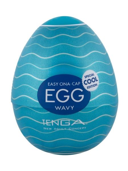 TENGA Masturbator - Jajko Egg Wavy rozciągliwe